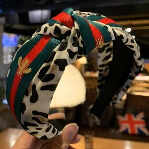 Bee Leopard Turban Hairband